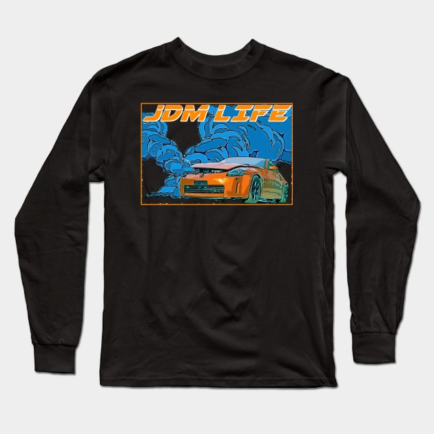 JDM Life Long Sleeve T-Shirt by FurryBallBunny